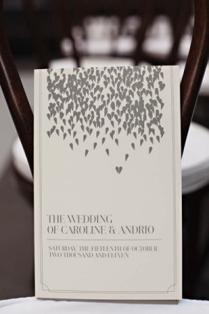 Day-Of Wedding Stationery Inspiration and Ideas: Hearts via Oh So Beautiful Paper (3)