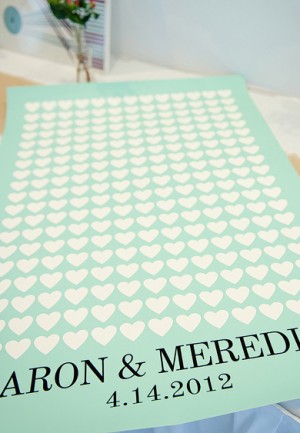 Day-Of Wedding Stationery Inspiration and Ideas: Hearts via Oh So Beautiful Paper (1)