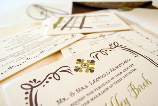 Letterpress Rustic Mexican Wedding Invitation by Lizzy B Loves via Oh So Beautiful Paper (5)