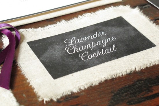Linen + Chalkboard Wedding Invitations by Blue Magpie (1)