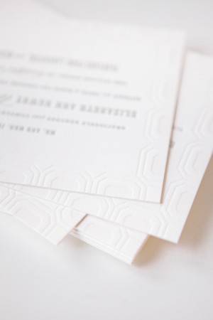Modern Letterpress Wedding Invitations by Mae Mae Paperie via Oh So Beautiful Paper (4)