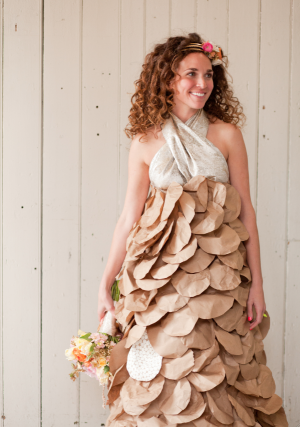 Paper Dress Inspiration by Paper Posy Designs via Oh So Beautiful Paper