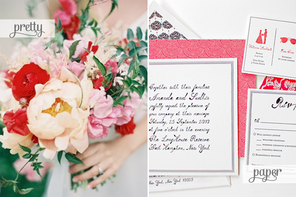Pretty + Paper: Pink and Gold Romance via Oh So Beautiful Paper