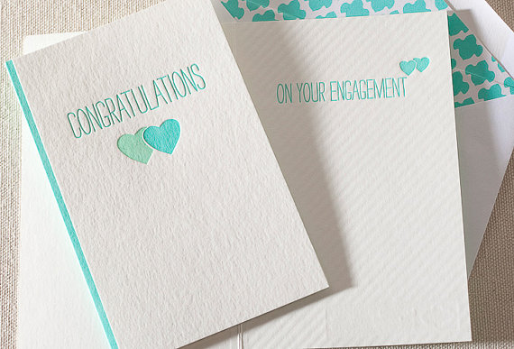 Stationery A Z Engagement Congratulations Cards