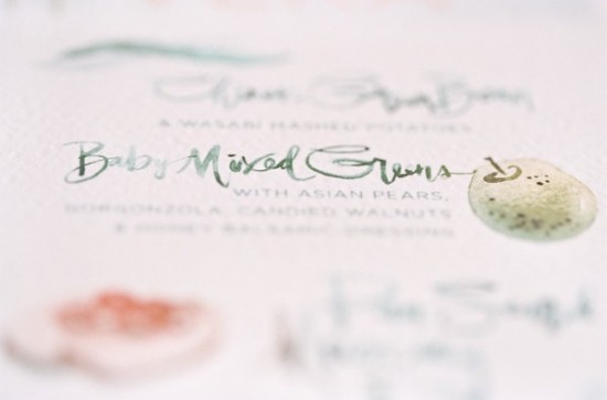 Day-Of Wedding Stationery Inspiration and Ideas: Colorfully Illustrated Menus via Oh So Beautiful Paper (4)