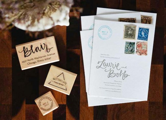 Letterpress Wedding Invitations by Allie Peach via Oh So Beautiful Paper (9)