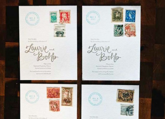 Letterpress Wedding Invitations by Allie Peach via Oh So Beautiful Paper (4)