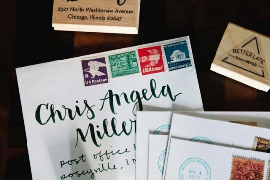 Letterpress Wedding Invitations by Allie Peach via Oh So Beautiful Paper (3)