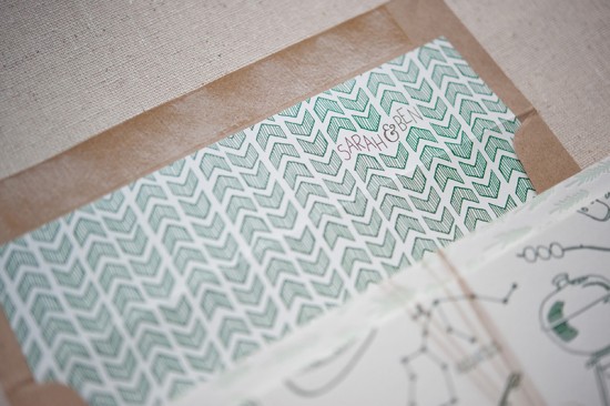 Summer Camp Wedding Invitations by Gus & Ruby Letterpress via Oh So Beautiful Paper (4)