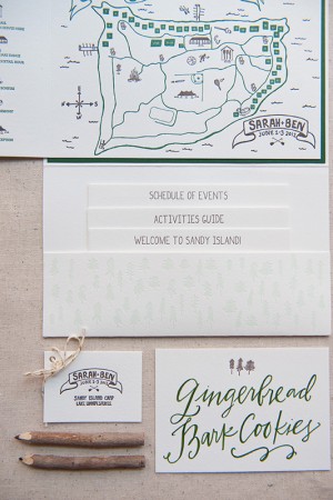 Summer Camp Wedding Invitations by Gus & Ruby Letterpress via Oh So Beautiful Paper (17)