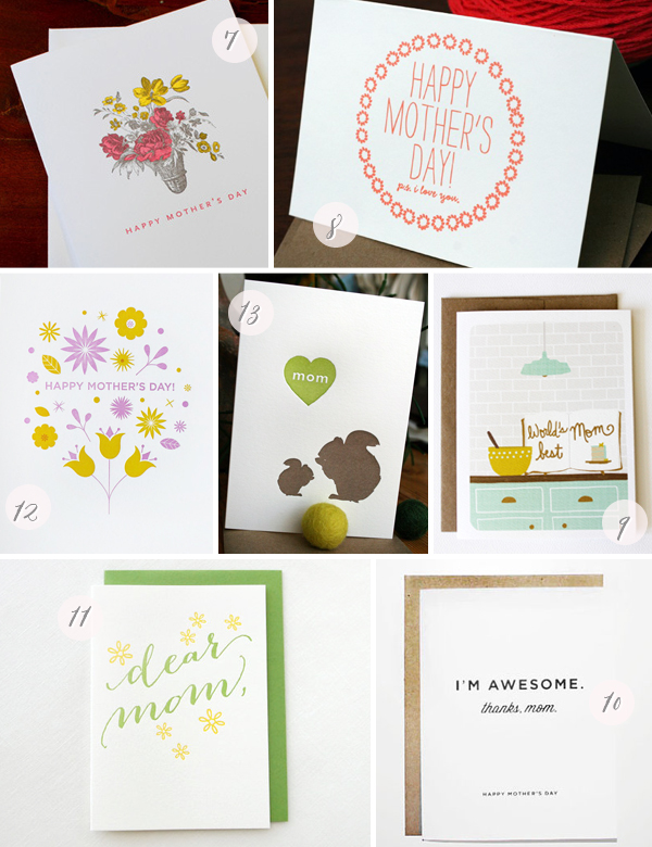 Mother's Day Card Round Up via Oh So Beautiful Paper