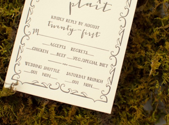 French Garden-Inspired Wedding Invitations by Coral Pheasant via Oh So Beautiful Paper (3)