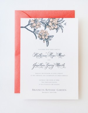 Antiquaria Letterpress Wedding Invitation Collection via Oh So Beautiful Paper (3)