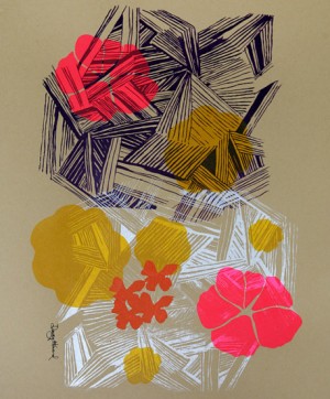 Screen Printed Art and Cards by Dewey Howard via Oh So Beautiful Paper (11)