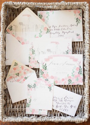 Floral Wedding Invitations by Moira Design Studio via Oh So Beautiful paper (9)