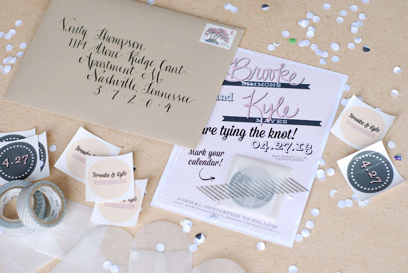 Wedding Save the Date/Change the Date Stickers - Free! - Taylor Maed