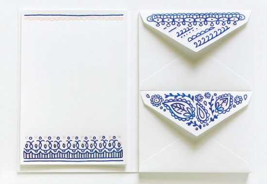 Moglea Letterpress Stationery via Oh So Beautiful Paper (4)