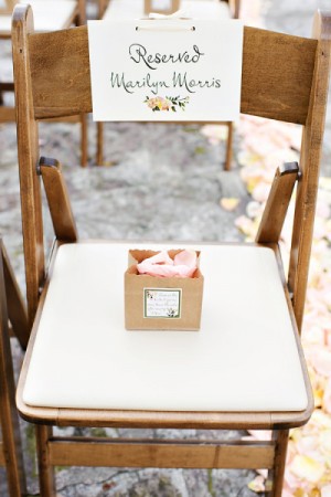 Day-Of Wedding Stationery Inspiration and Ideas: Reserved Signs via Oh So Beautiful Paper (8)