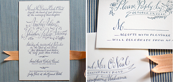 Calligraphy Inspiration: Holly Hollon Design & Calligraphy via Oh So Beautiful Paper