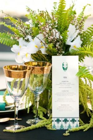 Day-Of Wedding Stationery Inspiration and Ideas: Art Deco via Oh So Beautiful Paper (5)