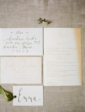 Calligraphy Rehearsal Dinner Invitations by Laura Catherine via Oh So Beautiful Paper (8)