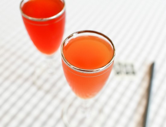 Signature Cocktail Recipe: His and Hers St-Germain Cocktails via Oh So Beautiful Paper (51)