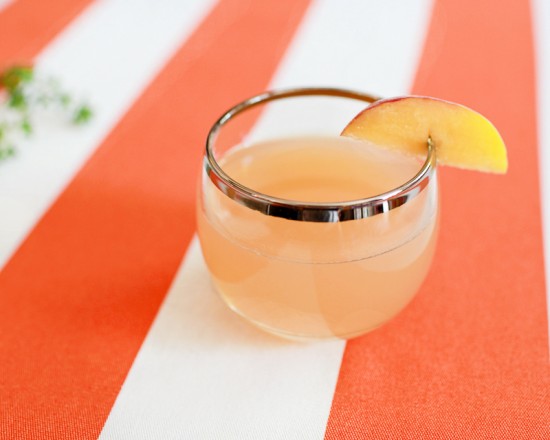Cocktail Recipe: Peach Margarita via Oh So Beautiful Paper (8)
