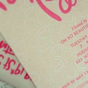 Paper Party Invitation Sneak Peek by Oh So Beautiful Paper via Instagram