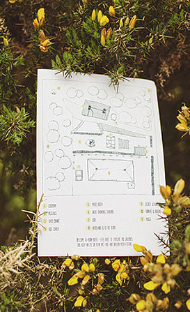 Day-Of Wedding Stationery Inspiration and Ideas: Day-Of Itineraries via Oh So Beautiful Paper