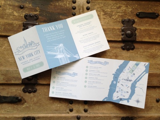 Day-Of Wedding Stationery Inspiration and Ideas: Day-Of Itineraries via Oh So Beautiful Paper (10) (1)