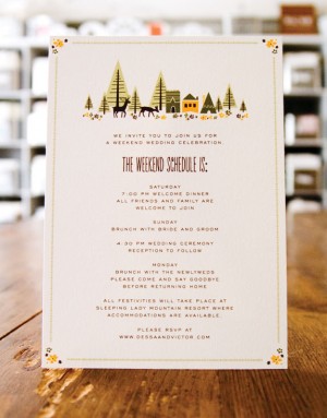 Day-Of Wedding Stationery Inspiration and Ideas: Day-Of Itineraries via Oh So Beautiful Paper (10) (4)