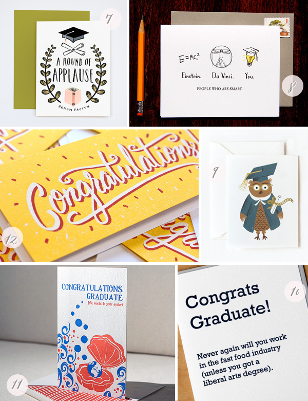 The Best Graduation Cards via Oh So Beautiful Paper