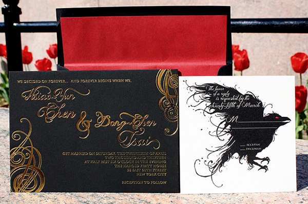 Game of Thrones Wedding Invitations from Lion in the Sun via Oh So Beautiful Paper (15)
