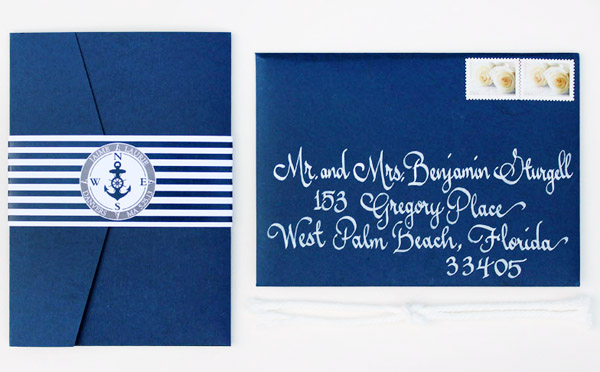 Nautical Wedding Invitations by Chirp Paperie via Oh So Beautiful Paper (6)