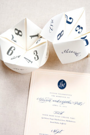 Day-Of Wedding Stationery Inspiration and Ideas: Navy via Oh So Beautiful Paper (11)