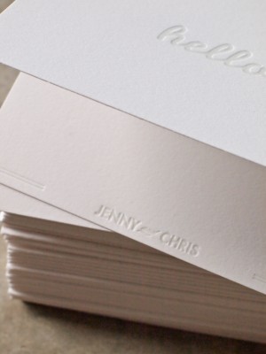 Letterpress Wedding Invitations - Presshaus LA via Oh So Beautiful Paper (11)