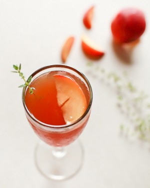Signature Cocktail Recipe: Peach-Bourbon Shrub by Oh So Beautiful Paper (47)