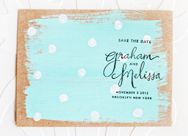 Creative and Whimsical DIY Wedding Invitations and Save the Dates via Oh So Beautiful Paper (1)