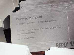 Letterpress Wedding Invitations - Presshaus LA via Oh So Beautiful Paper (9)