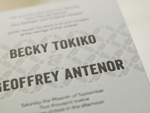 Letterpress Wedding Invitations - Presshaus LA via Oh So Beautiful Paper (10)