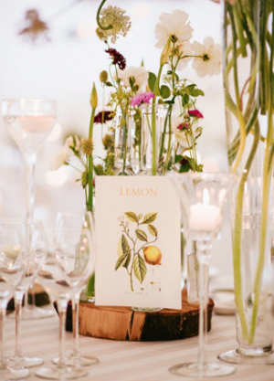 Day-Of Wedding Stationery Inspiration and Ideas: Botanical via Oh So Beautiful Paper