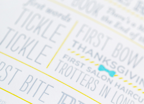 Bow Tie First Birthday Party Invitations by Lilly & Louise via Oh So Beautiful Paper (3)