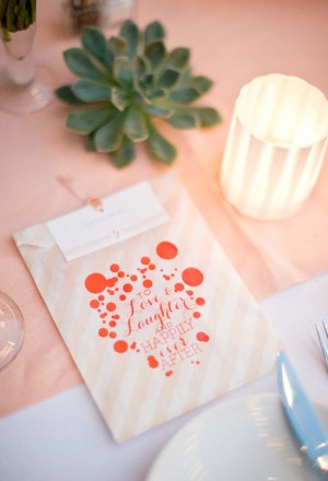 Day-Of Wedding Stationery Inspiration and Ideas: Treat Bags via Oh So Beautiful Paper (7)