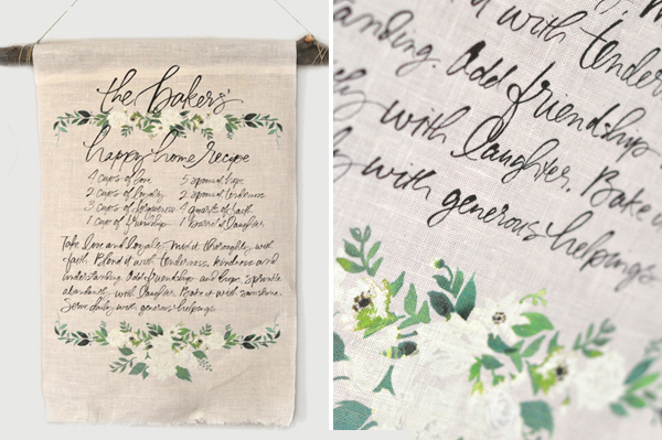 Calligraphy Inspiration: Julie Song Ink via Oh So Beautiful Paper
