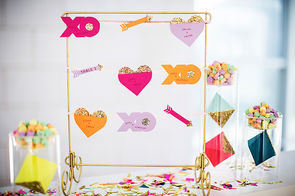 Day-Of Wedding Stationery Inspiration and Ideas: Neon via Oh So Beautiful Paper (12)