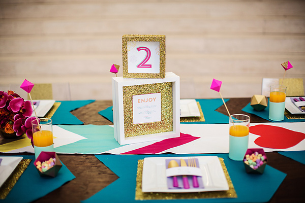 Day-Of Wedding Stationery Inspiration and Ideas: Neon via Oh So Beautiful Paper (13)