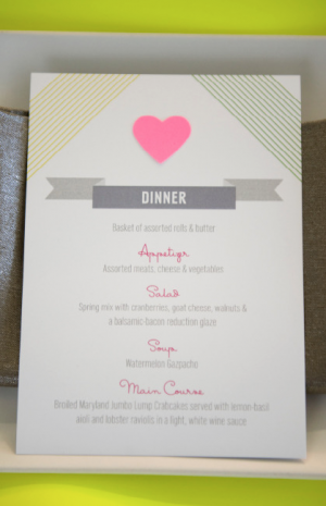 Day-Of Wedding Stationery Inspiration and Ideas: Neon via Oh So Beautiful Paper (3)