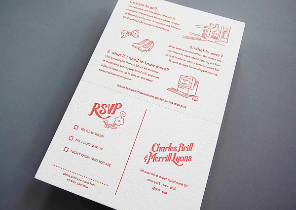 Ombre Letterpress Wedding Invitations by Thomas Printers via Oh So Beautiful Paper (1)