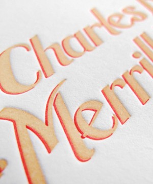 Ombre Letterpress Wedding Invitations by Thomas Printers via Oh So Beautiful Paper (10)