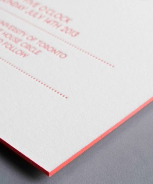 Ombre Letterpress Wedding Invitations by Thomas Printers via Oh So Beautiful Paper (6)